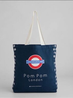 Pom Pom London Limited Edition Transport for London TFL Tote Bag in hand NWT